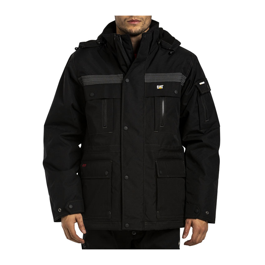 Caterpillar Men's Heavy Insulated Jackets Black CAT-52107